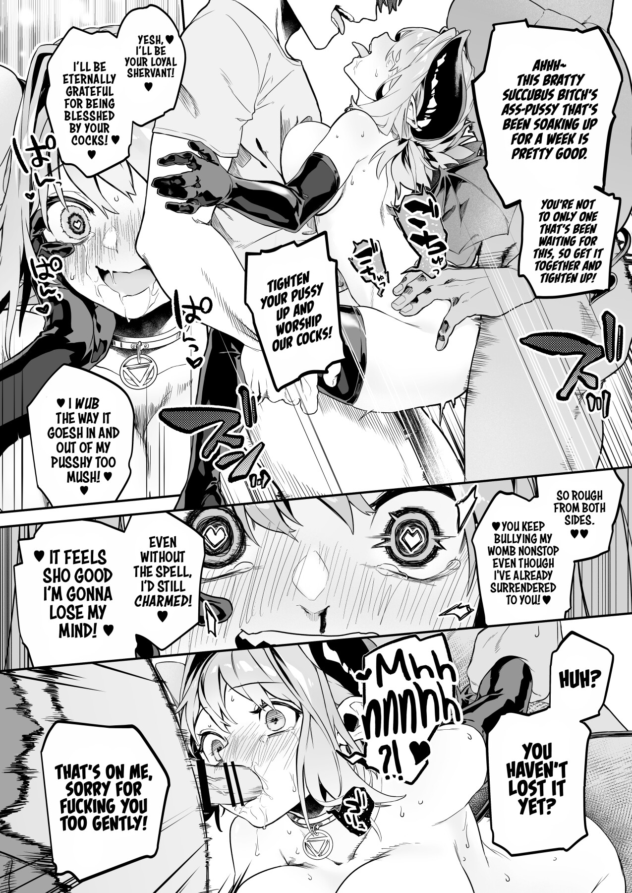 Hentai Manga Comic-Charming plan! - the succubus brat won't lose to a dick!(?)--Read-21